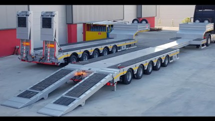 5 Axle | Low loader | Lowbed | Lowboy | Semi trailer