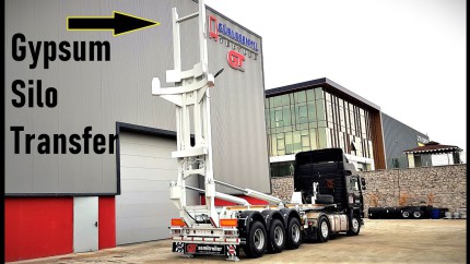 It is used for portable "Machine Plaster" Gypsum Silo transfer. Alçı Silo transferi için kullanılır.