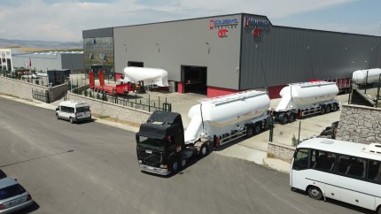 Convoy silo semi-trailers -Aluminum - special design