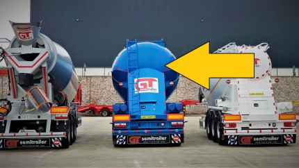 Cement Trailer Types Brief Introduction Images, Silo Tank Semi Trailer