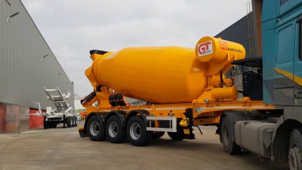 2021 New Concrete Mixer Semi-trailer, from manufacturer