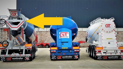 Concrete Mixer Semi-trailer, Cement Mixer Semi Trailer - New Model 2021
