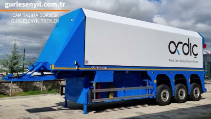 Inloader "Glass Transport Semi-Trailer from trailer manufacturer". Glass inloader New Model