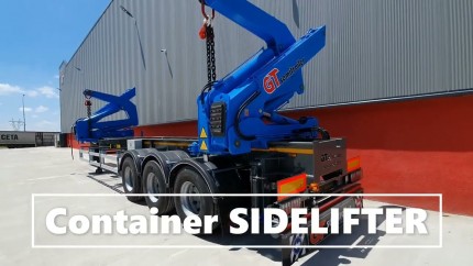 Sidelifter Semi Trailer with PTO. We are semi-trailer manufacturer in Türkiye