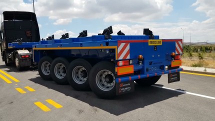 Hydraulic Steering for I beam transporter "Dolly Semi Trailer"