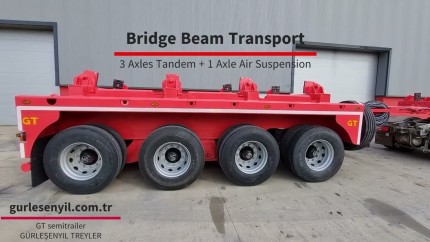 Bridge Beam Transport Semi-trailer