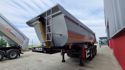 Powerful Tipper Semi-trailer for Construction, Mining & Excavation