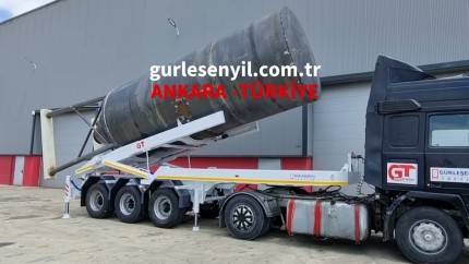 Dikey Silo Taşıyıcı Dorse